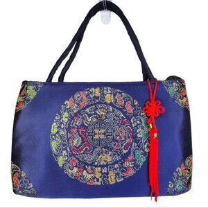 Oriental Embroidered Hand Bag